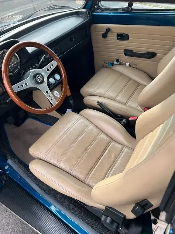Gebraucht VW Käfer 86 PS (63 kW) 1977 Blau Cabrio