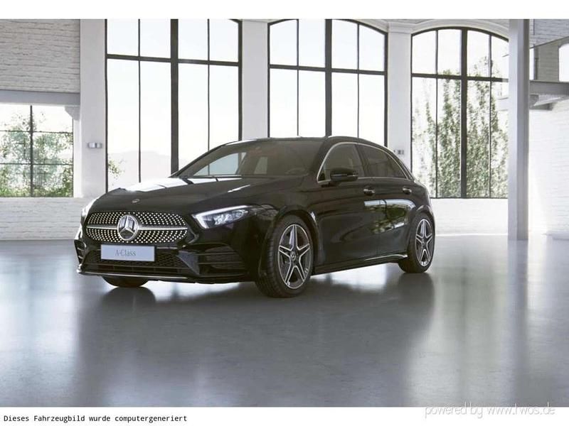 Unilack nachtschwarz Gebraucht 2021 Mercedes A250 AMG Limousine | 28.800 € (Fairer Preis) - Bild 1/4