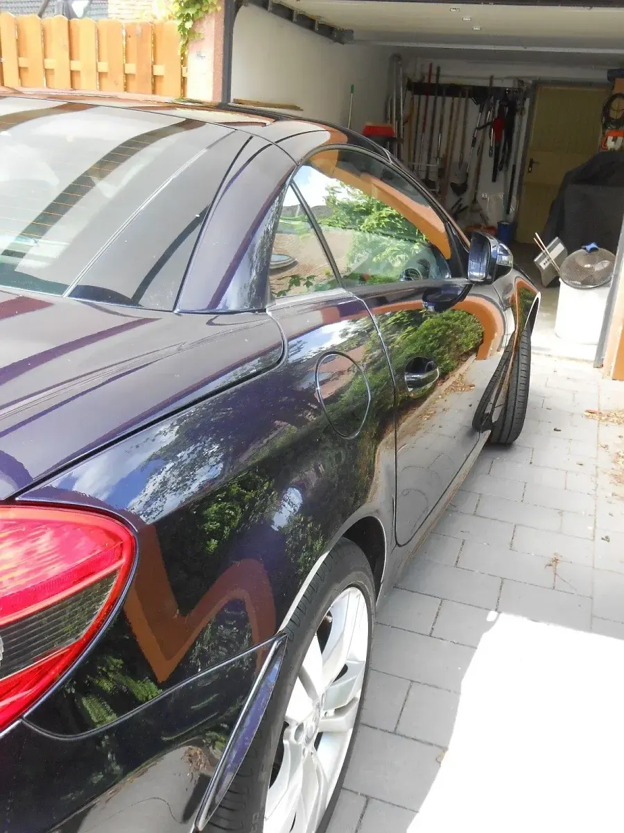 Gebraucht Mercedes SLK200 184 PS (135 kW) 2009 Blau Cabrio