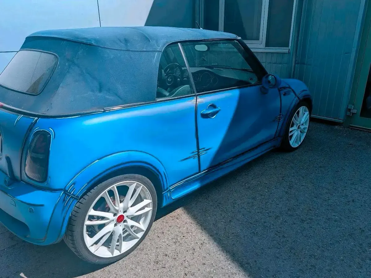 Usata Mini Cooper Cabriolet 211 CV (155 kW) 2006 Blu Cabrio