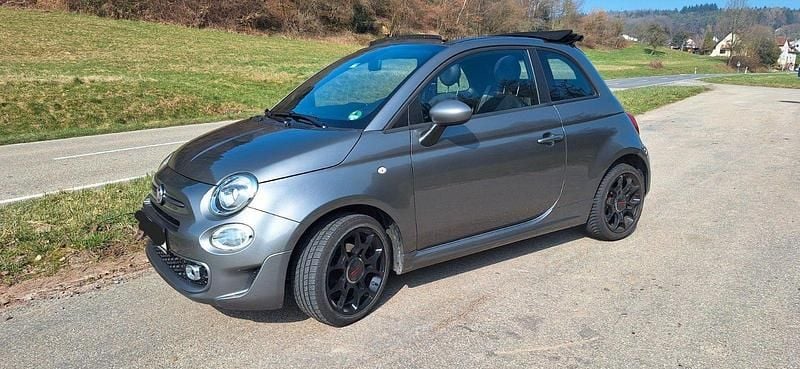 Second-hand Fiat 500C Lounge 69 CP (50 kW) 2017 Gri Cabrio