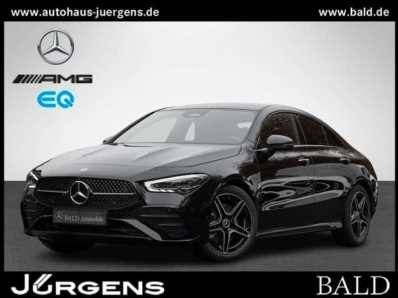 Schwarz unilack nachtschwarz Gebraucht 2024 Mercedes CLA200 AMG line Coupé | 39.880 € (Etwas zu teuer) - Bild 1/4