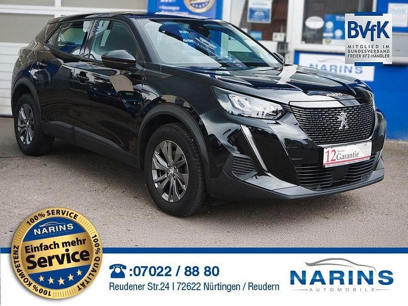 Lack onyx schwarz Gebraucht 2020 Peugeot 2008 Active SUV | 14.990 € (Fairer Preis) - Bild 1/4