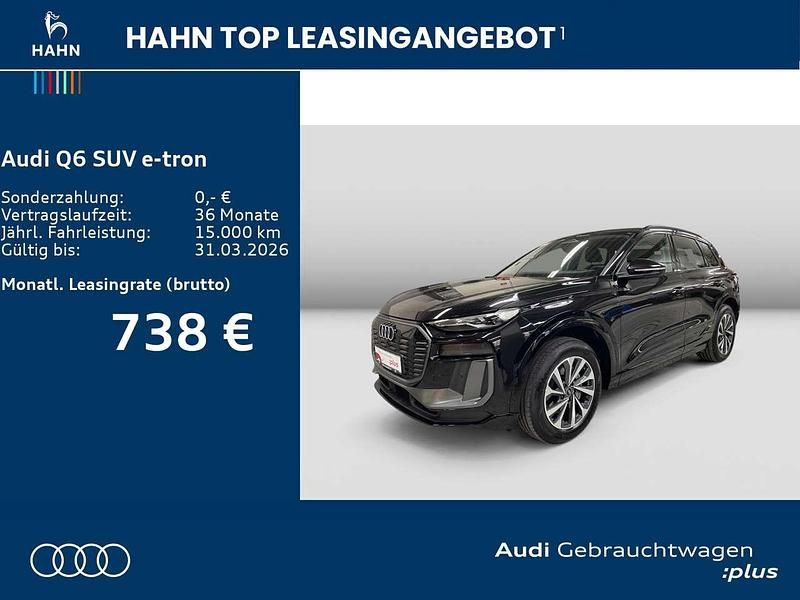 Gebraucht Audi Q6 e-tron S-Line 284 kW (387 PS) 2024 Schwarz (mythosschwarz metallic) SUV