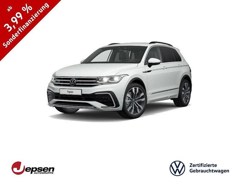 Weiß Gebraucht 2022 VW Tiguan R-line SUV | 32.970 € (Guter Preis) - Bild 1/4