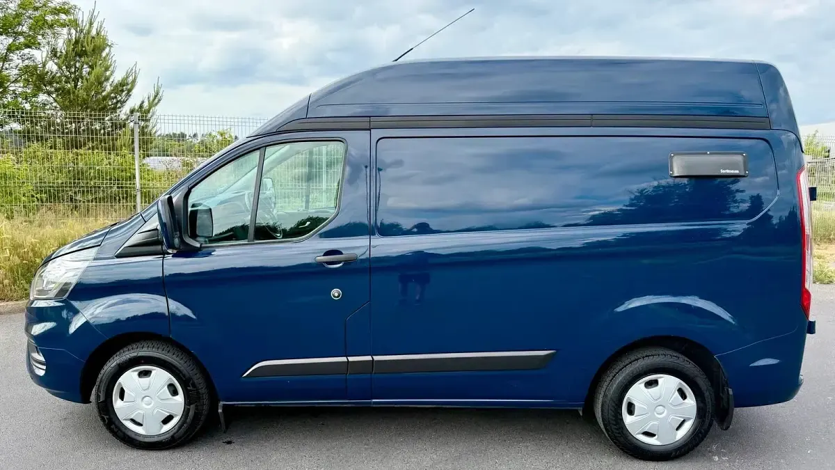 Gebraucht Ford Transit Custom 105 PS (77 kW) 2018 Blau Van / Kleinbus
