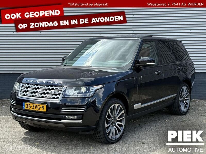 Schwarz Gebraucht 2013 Land Rover Range Rover Autobiography SUV | 25.999 € (Etwas zu teuer) - Bild 1/3