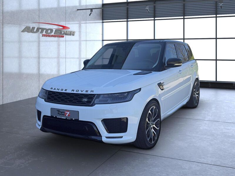 Fuji white (wei�) Gebraucht 2018 Land Rover Range Rover Sport HSE Dynamic SUV | 39.900 € (Teuer) - Bild 1/4