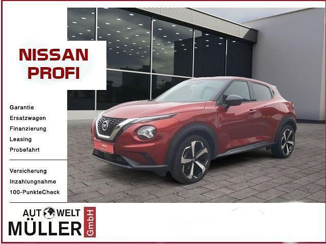 Fuji sunset red Gebraucht 2021 Nissan Juke Tekna SUV | 19.700 € (Fairer Preis) - Bild 1/4