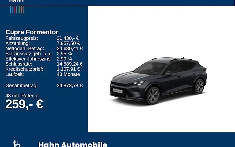 Brugt Cupra Formentor 150 HK (110 kW) 2025 Grå SUV