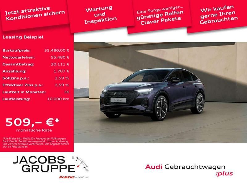 Auroraviolett Gebraucht 2025 Audi Q4 e-tron SUV | 55.480 € (Fairer Preis) - Bild 1/4