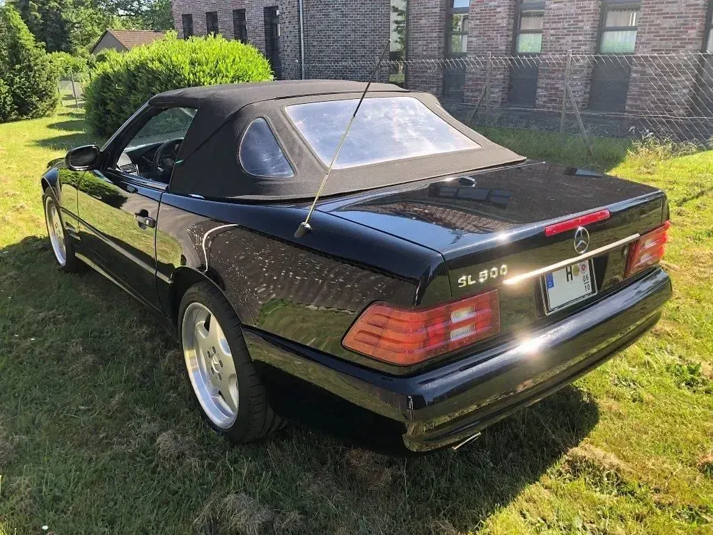 Gebraucht Mercedes SL500 AMG 306 PS (225 kW) 2000 Schwarz Cabrio
