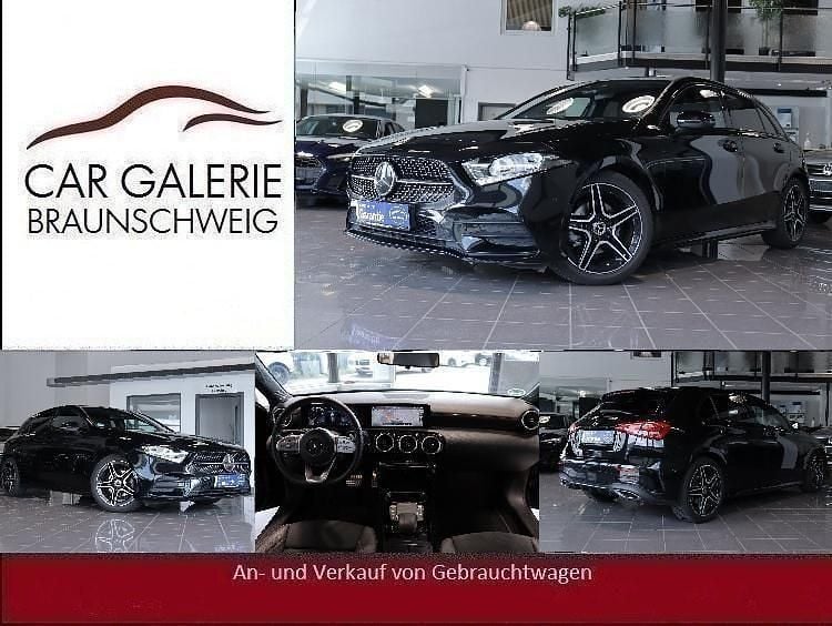 Kosmosschwarz metalliclack Gebraucht 2021 Mercedes A180 AMG line Limousine | 24.750 € (Superpreis) - Bild 1/4