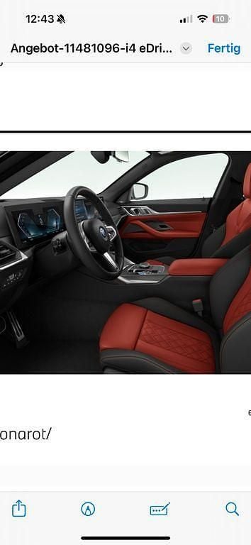 Gebraucht BMW i4 Performance 250 kW (340 PS) 2024 Schwarz Limousine