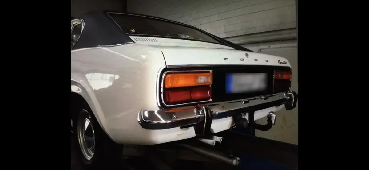 Używany Ford Capri 114 KM (83 kW) 1972 Biały Coupe