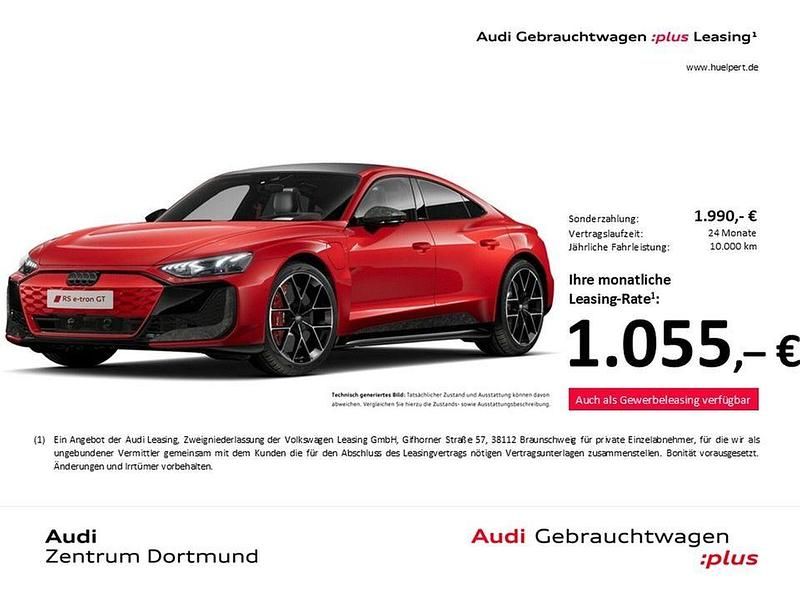Progressivrot metallic Gebraucht 2024 Audi RS e-tron GT Performance Limousine | 132.711 € - Bild 1/4