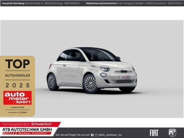 Schwarz Neu 2025 Fiat 500e Red Cabrio | 34.290 € (Guter Preis) - Bild 1/4