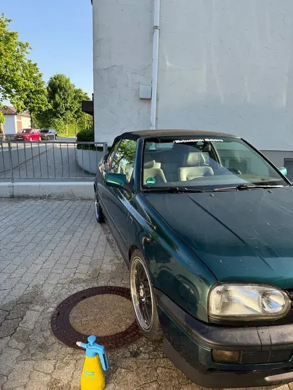 Gebraucht VW Golf Cabriolet 90 PS (66 kW) 1995 Grün Cabrio