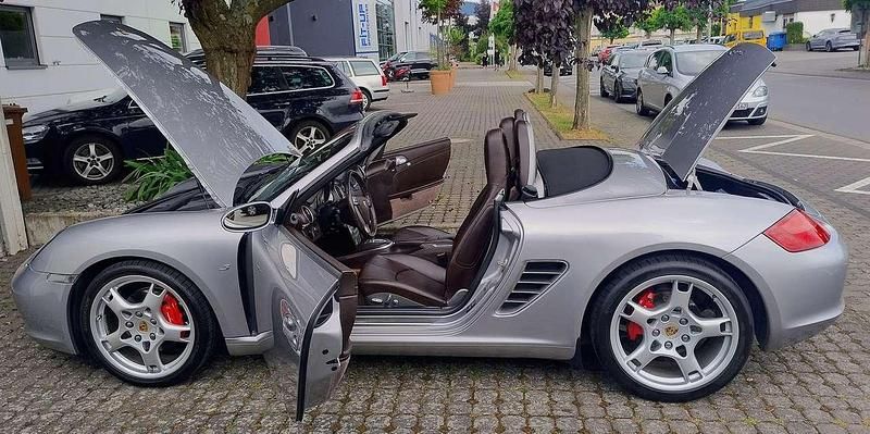 Silber Gebraucht 2005 Porsche Boxster S Cabrio | 32.500 € (Fairer Preis) - Bild 1/4