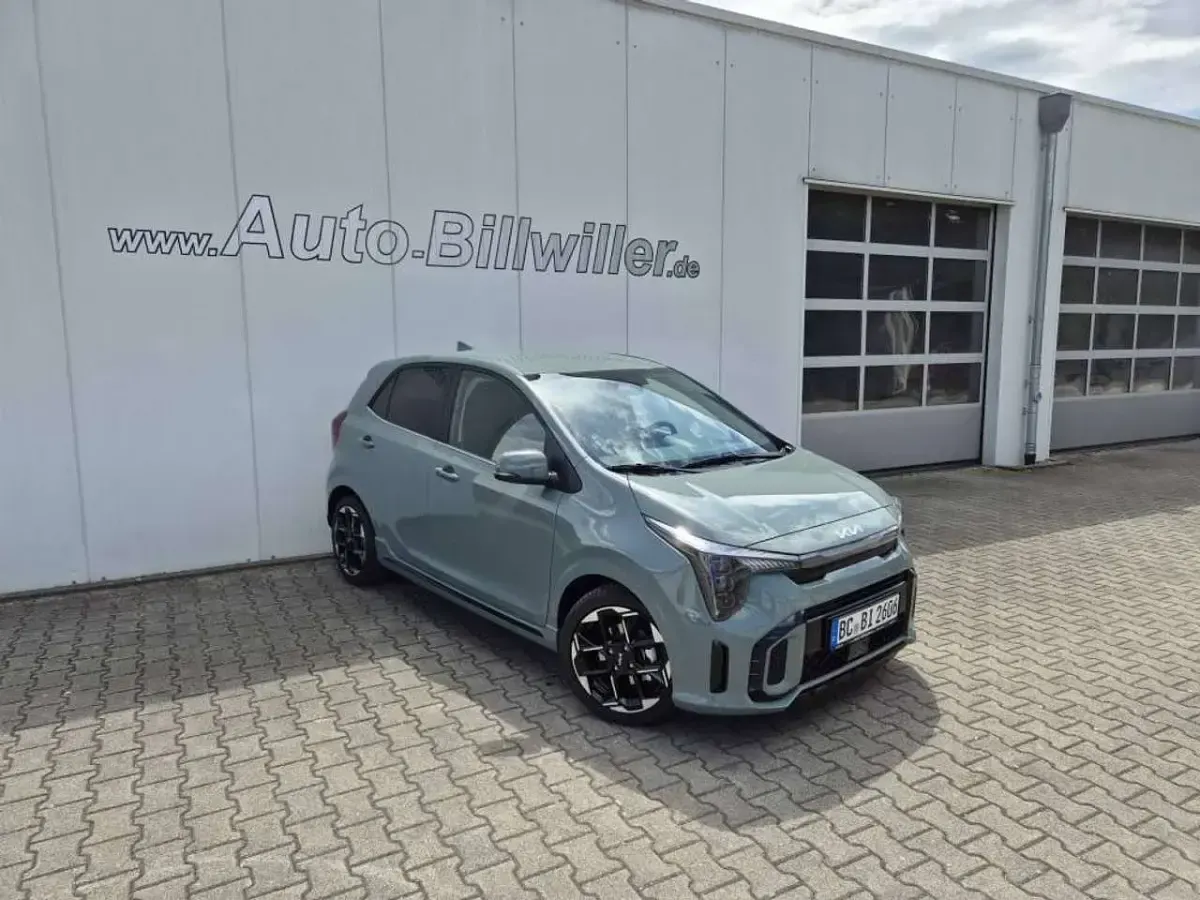 Gebraucht Kia Picanto GT-Line 68 PS (50 kW) 2026 Adventure grün metallic Kleinwagen