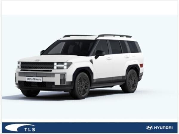 Weiß (creamy white) Neu 2025 Hyundai Santa Fe Blackline SUV | 56.680 € - Bild 1/4