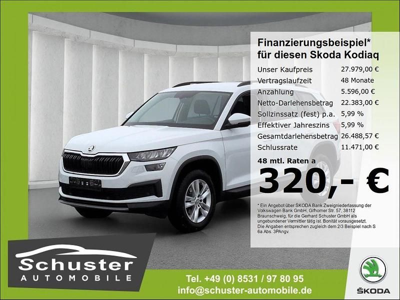 Gebraucht Skoda Kodiaq Ambition 150 PS (110 kW) 2023 Weiß SUV