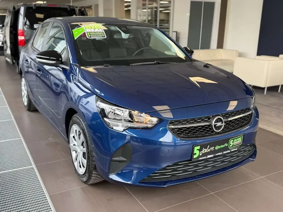 Gebraucht Opel Corsa Edition 101 PS (74 kW) 2022 Nautic blau Kleinwagen