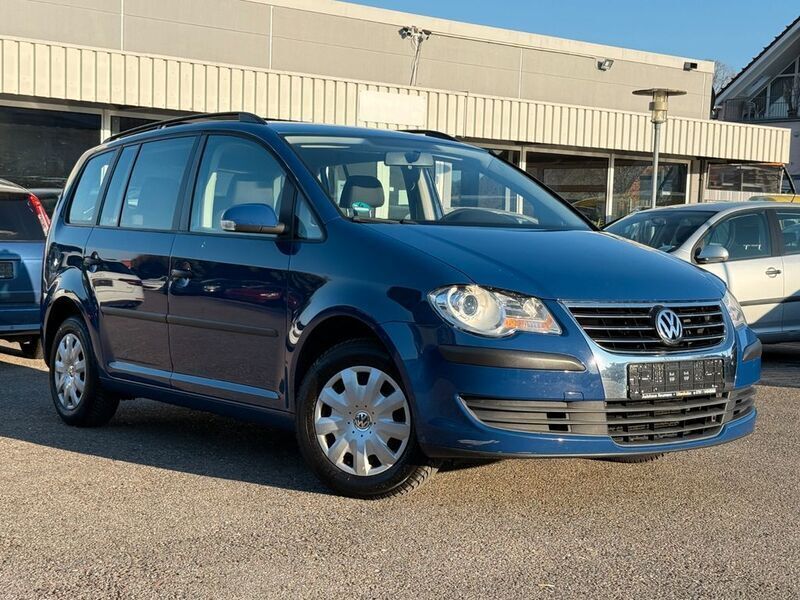Gebraucht VW Touran Conceptline 102 PS (75 kW) 2009 Blau Van / Kleinbus
