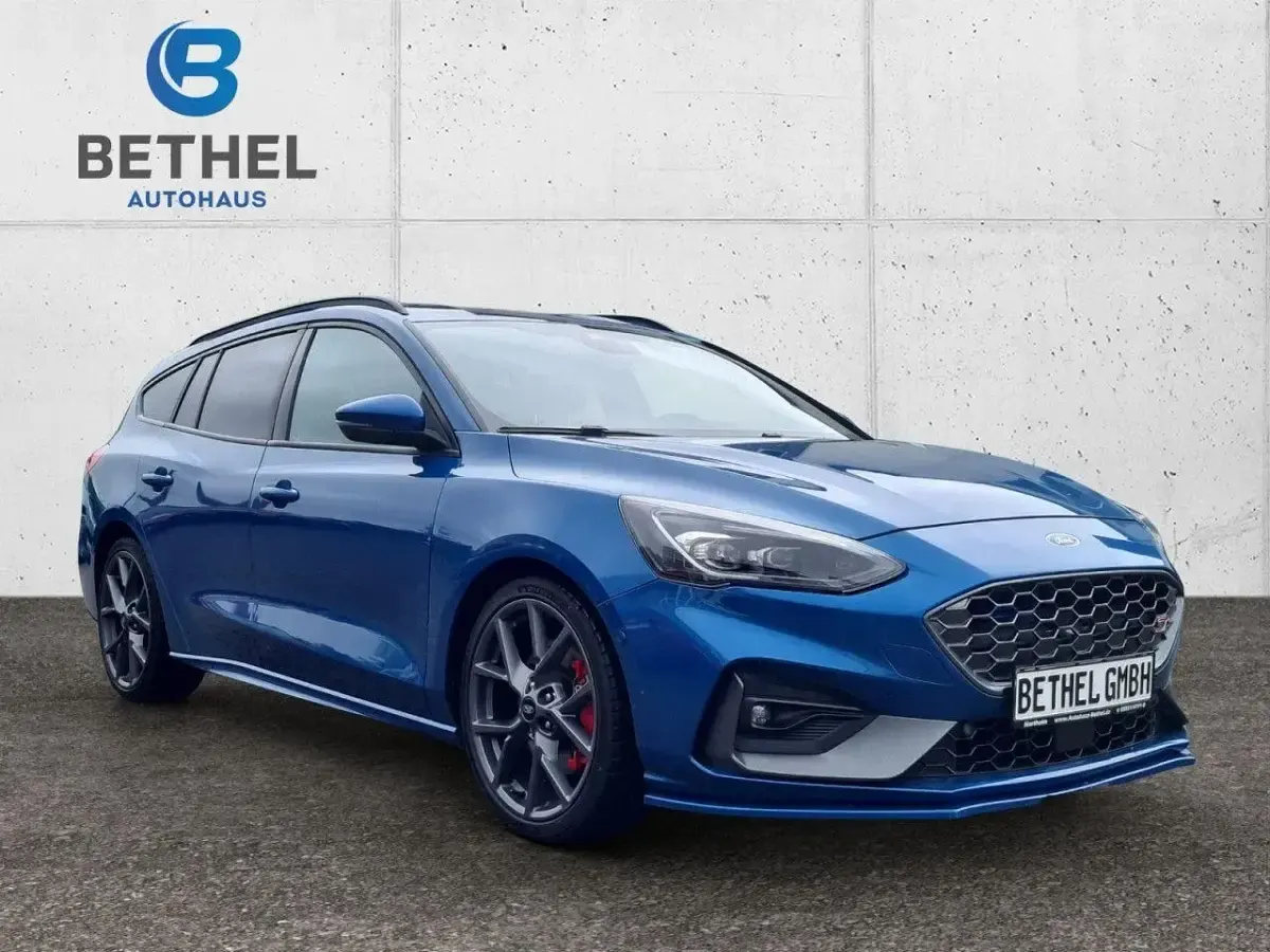 Gebraucht Ford Focus ST 280 PS (205 kW) 2020 Performance blau metallic (metallic) Kombi