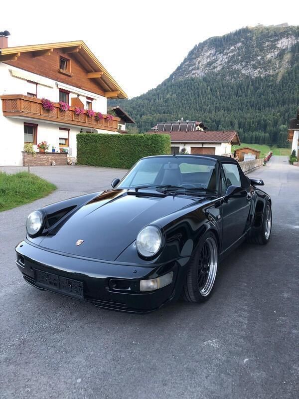 Schwarz Gebraucht 1990 Porsche 964 Cabrio | 85.000 € - Bild 1/4