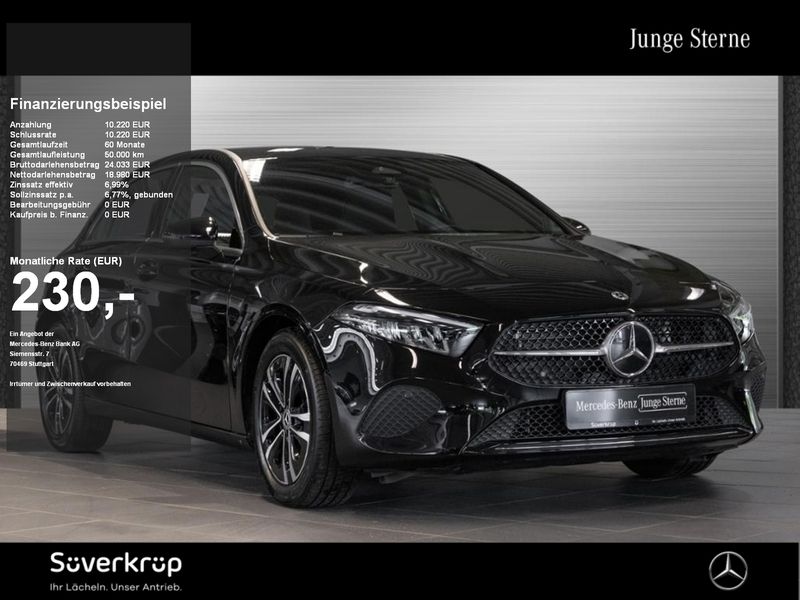 Schwarz Gebraucht 2024 Mercedes A200 Progressive Limousine | 28.820 € (Fairer Preis) - Bild 1/4
