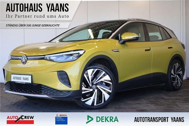 Gelb Gebraucht 2021 VW ID.4 Pro Performance SUV | 23.989 € (Superpreis) - Bild 1/4