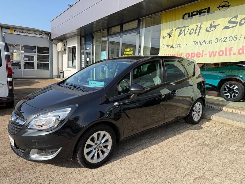 Gebraucht Opel Meriva drive 120 PS (88 kW) 2016 Schwarz Van / Kleinbus