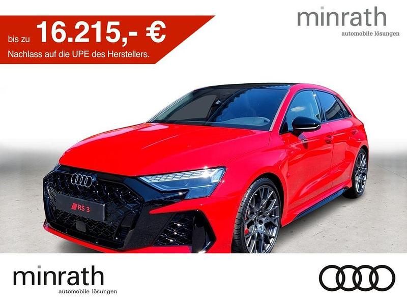 Rot Neu 2025 Audi RS3 Sportback Ambiente Kleinwagen | 66.879 € (Superpreis) - Bild 1/4