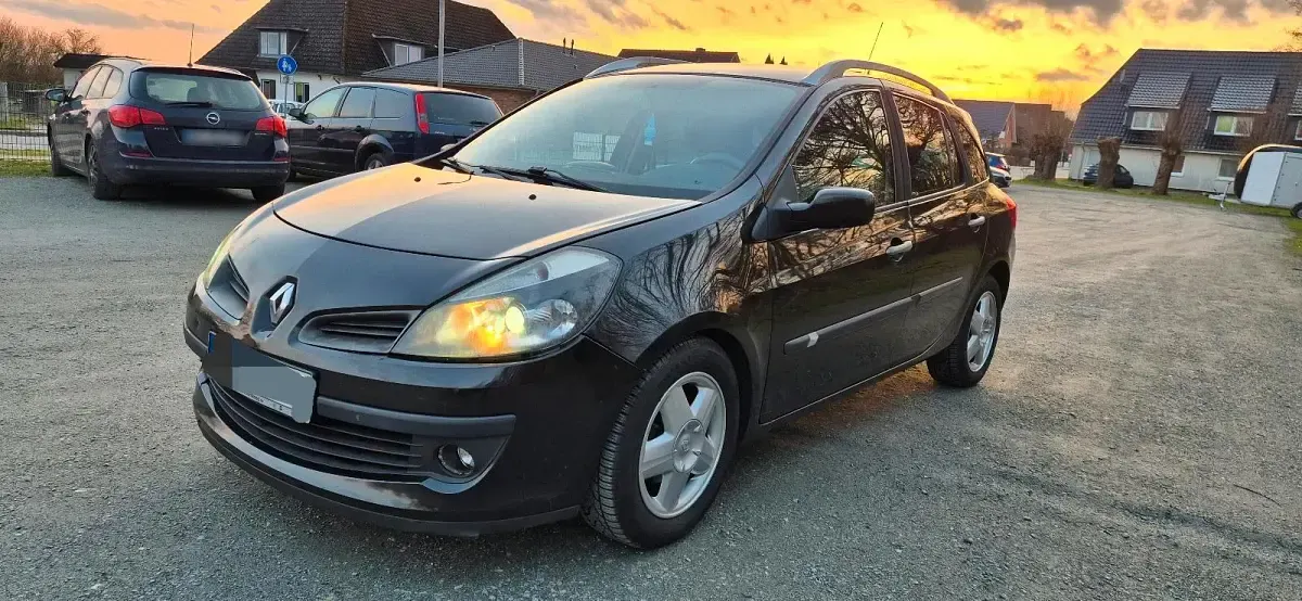 Gebraucht Renault Clio 75 PS (55 kW) 2008 Schwarz Kombi