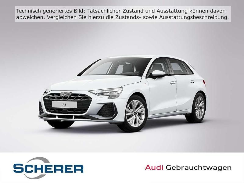 Gletscherweiß metallic (metallic) Gebraucht 2025 Audi A3 Ambiente Limousine | 34.500 € (Teuer) - Bild 1/4