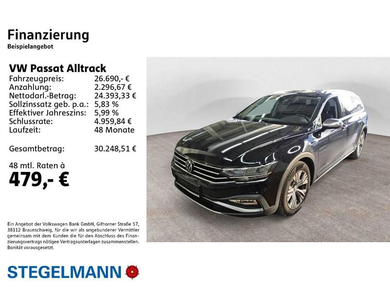 Gebraucht VW Passat Alltrack 200 PS (147 kW) 2021 Deep black perleffekt Kombi