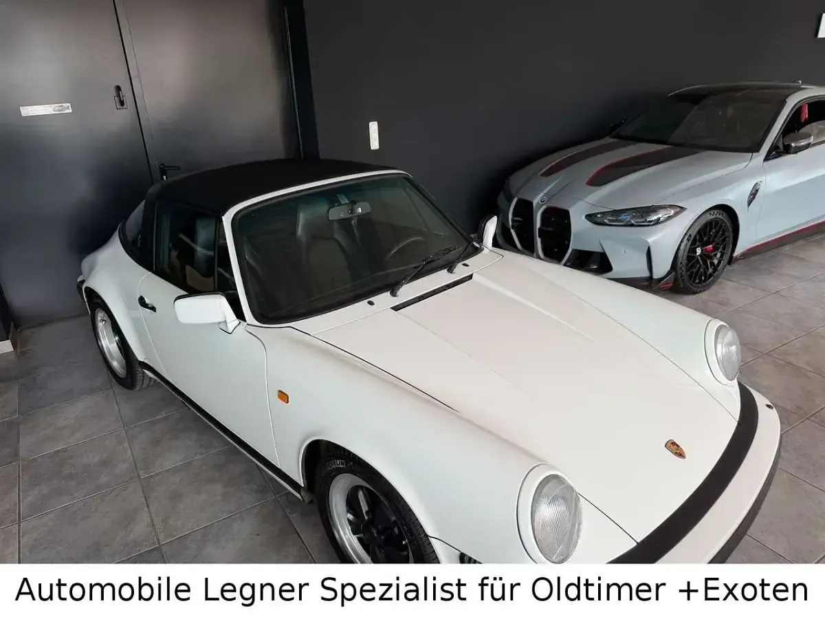 Gebraucht Porsche 911 Carrera Targa 218 PS (160 kW) 1989 Grand prix weiß Cabrio