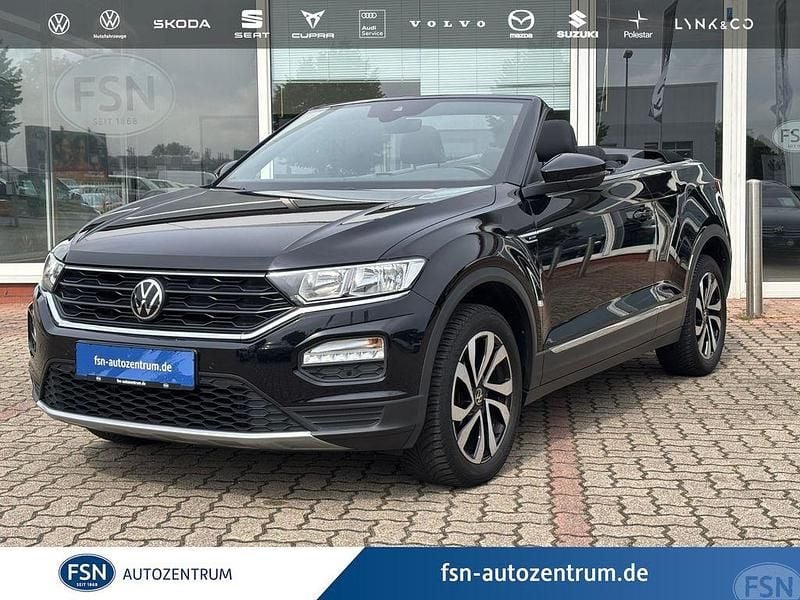 Deep black perleffekt Gebraucht 2021 VW T-Roc Cabriolet Cabrio | 21.990 € (Superpreis) - Bild 1/4