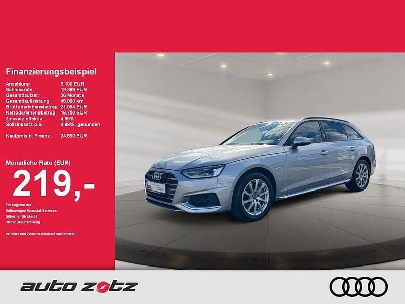 Florettsilber metallic Gebraucht 2022 Audi A4 Ambiente Kombi | 24.890 € (Guter Preis) - Bild 1/4