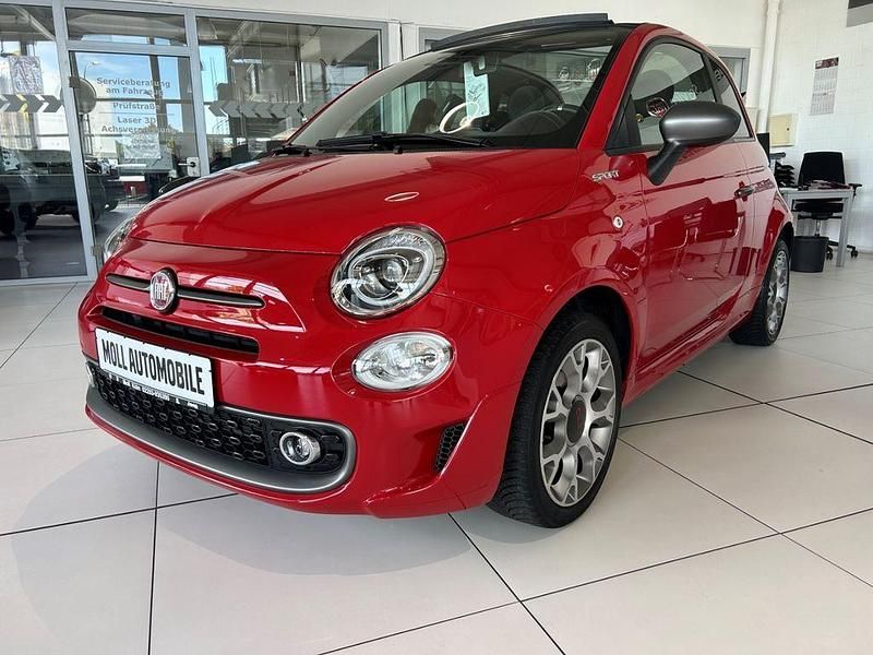 Passione rot) (rot Gebraucht 2022 Fiat 500C Sport Cabrio | 15.990 € (Etwas zu teuer) - Bild 1/4
