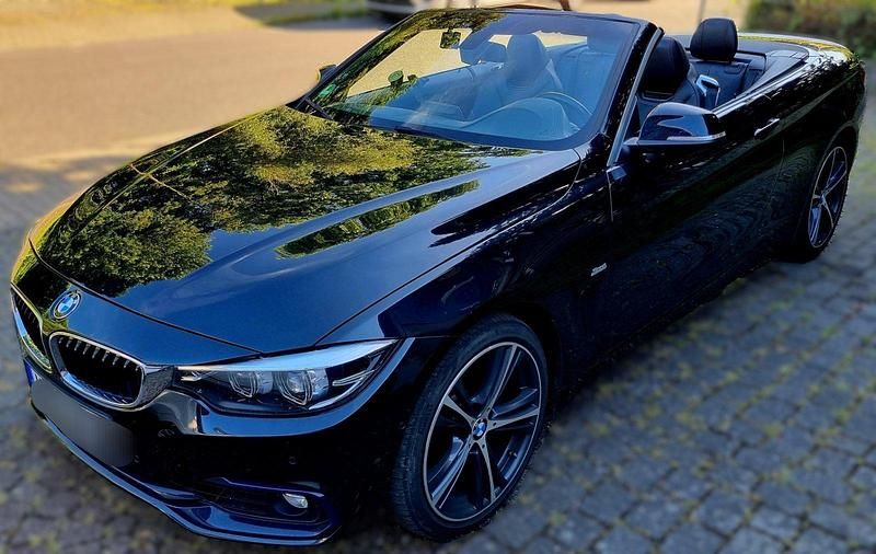 Schwarz Gebraucht 2017 BMW 430 Cabriolet Sport Line Cabrio | 24.900 € (Fairer Preis) - Bild 1/4