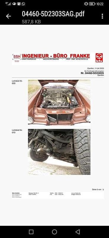 Gebraucht Mercedes 280 160 PS (117 kW) 1968 Braun Coupé