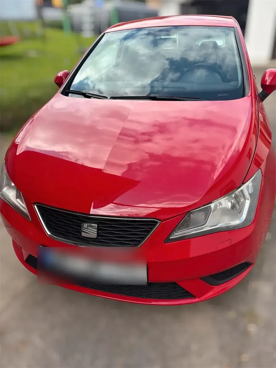 Gebraucht Seat Ibiza 86 PS (63 kW) 2012 Rot Kleinwagen