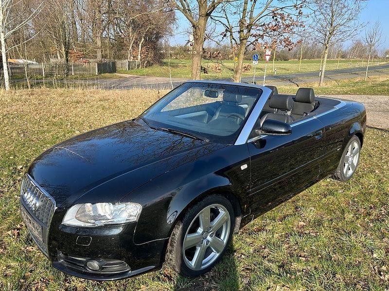 Schwarz Gebraucht 2009 Audi A4 Cabriolet Sport Cabrio | 13.999 € - Bild 1/4