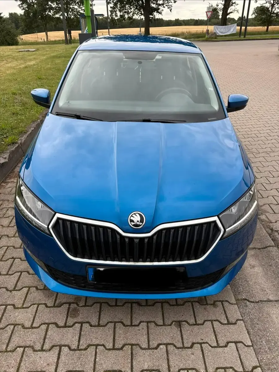 Gebraucht Skoda Fabia 95 PS (69 kW) 2019 Blau Kleinwagen