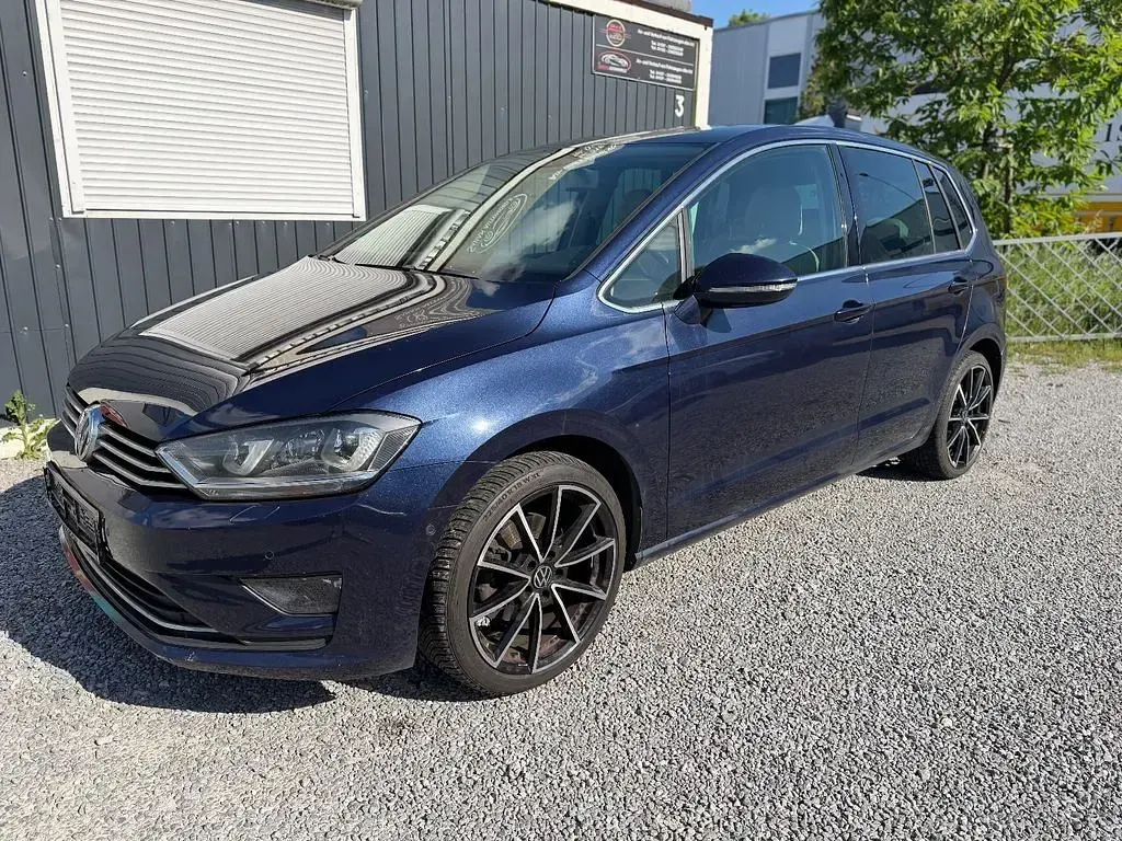 Gebraucht VW Golf Sportsvan Highline 150 PS (110 kW) 2016 Blau Van / Kleinbus