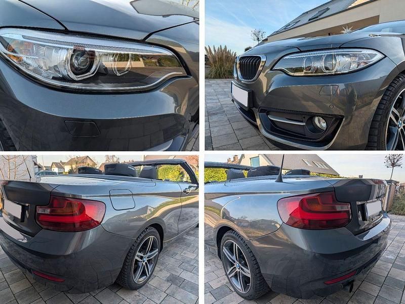 Gebraucht BMW 218 Sport Line 136 PS (100 kW) 2016 Grau Cabrio