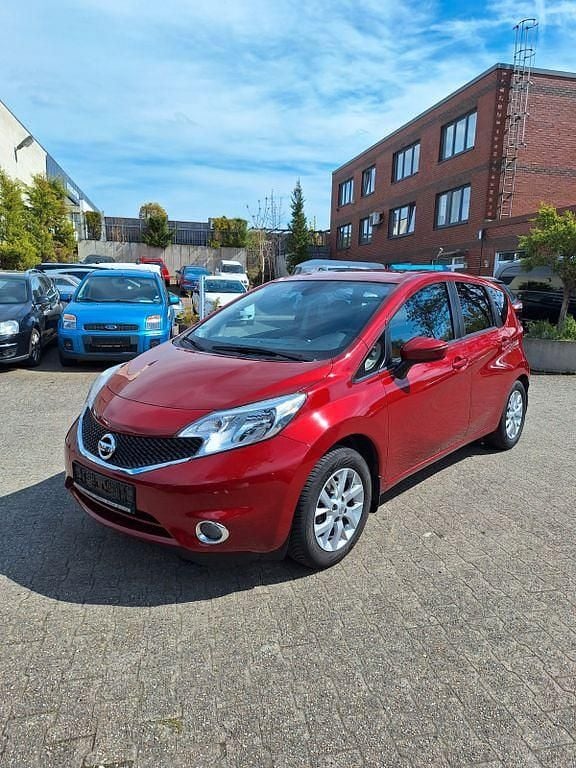 Second-hand Nissan Note Acenta 80 CP (58 kW) 2017 Roșu Hatchback