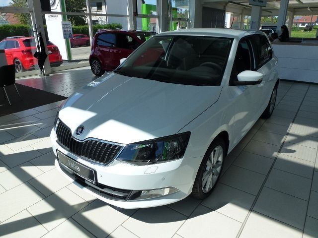 Gebraucht Skoda Fabia Joy 90 PS (66 kW) 2016 Weiß metallic Kleinwagen